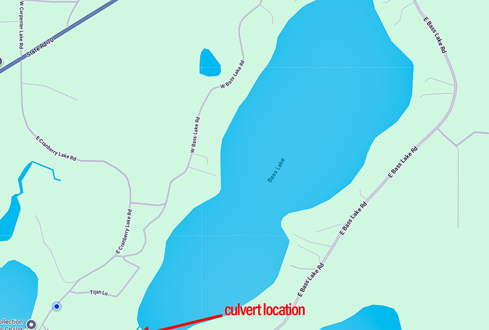 Culvert Replacement on E. Bass Lake Rd